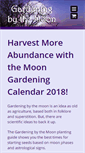 Mobile Screenshot of gardeningbythemoon.com